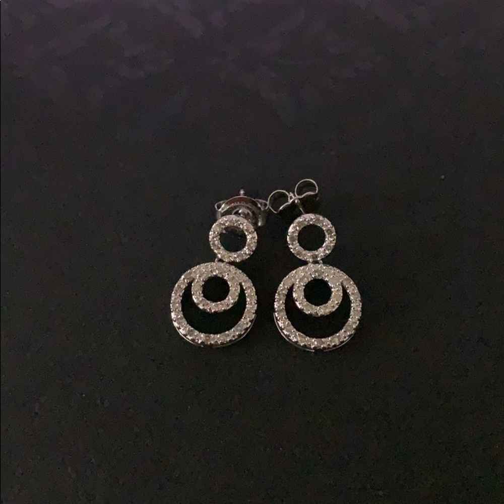 Diamond Drop Earrings